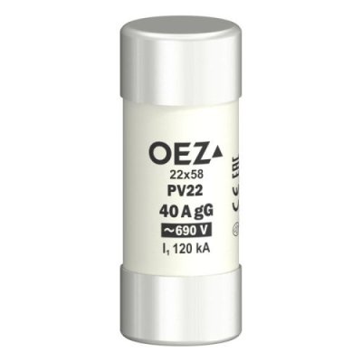 OEZ Válcová pojistka PV22 40A gG