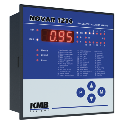 NOVAR 1214 - regulátor jalového výkonu