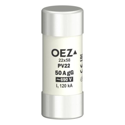 OEZ Válcová pojistka PV22 50A gG