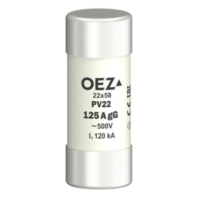 OEZ Válcová pojistka PV22 125A gG